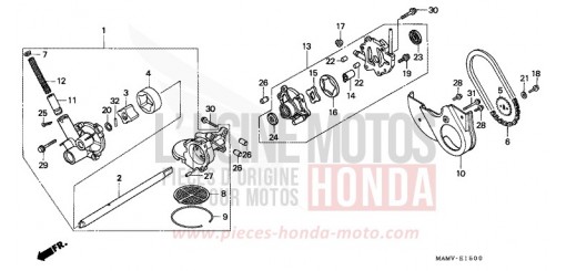 POMPE A HUILE GL1500SEX de 1999